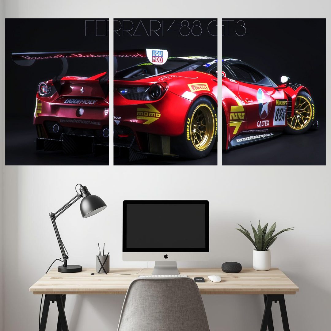 CAR SPLIT POSTER 011 - 3 PIECE SET