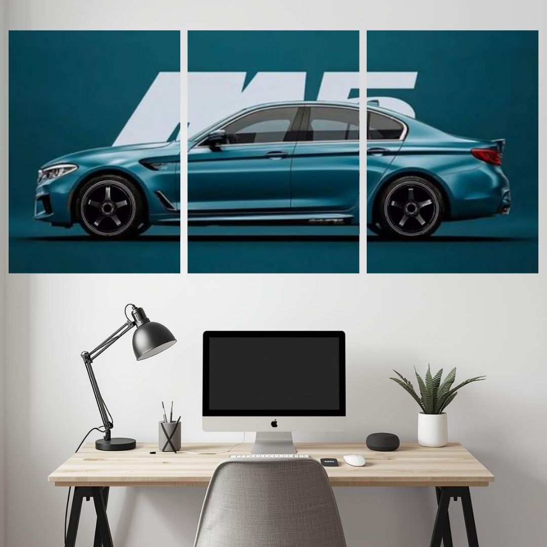 M5 CAR SPLIT POSTER 019 - 3 PIECE SET
