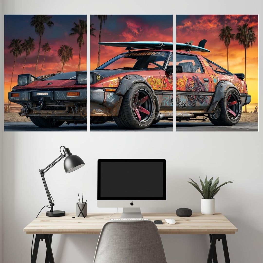 CAR SPLIT POSTER 021 - 3 PIECE SET