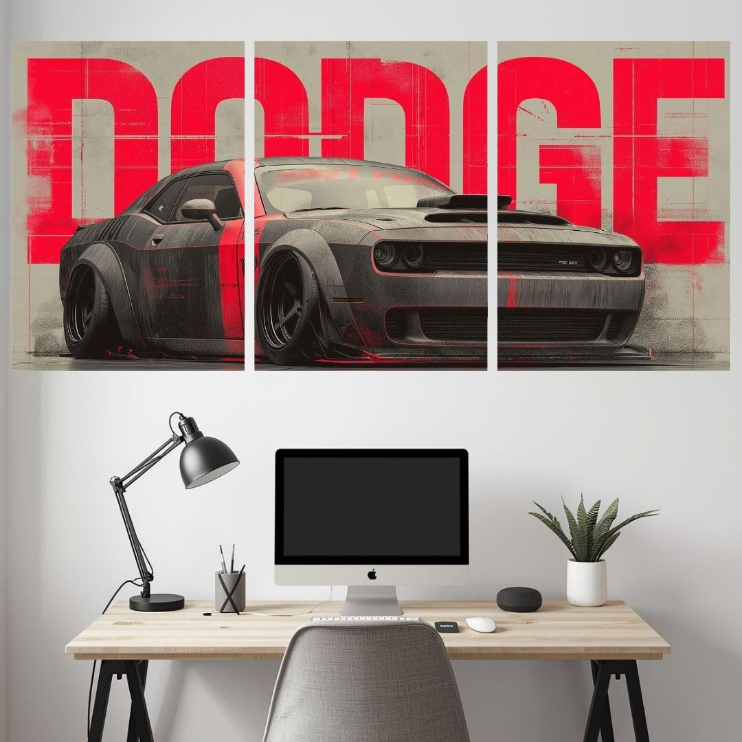 CAR SPLIT POSTER 023 - 3 PIECE SET
