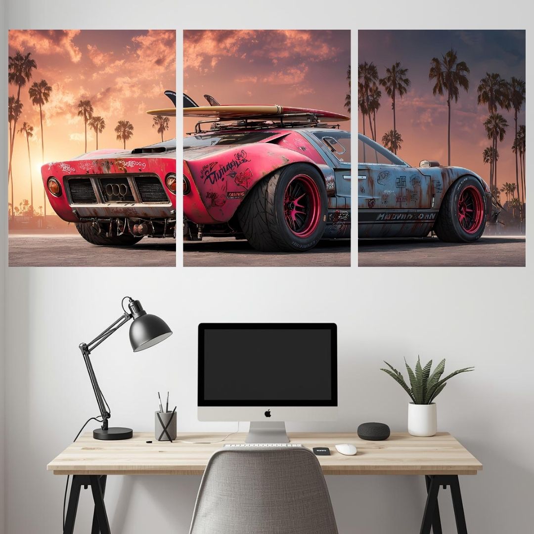 CAR SPLIT POSTER 027 - 3 PIECE SET