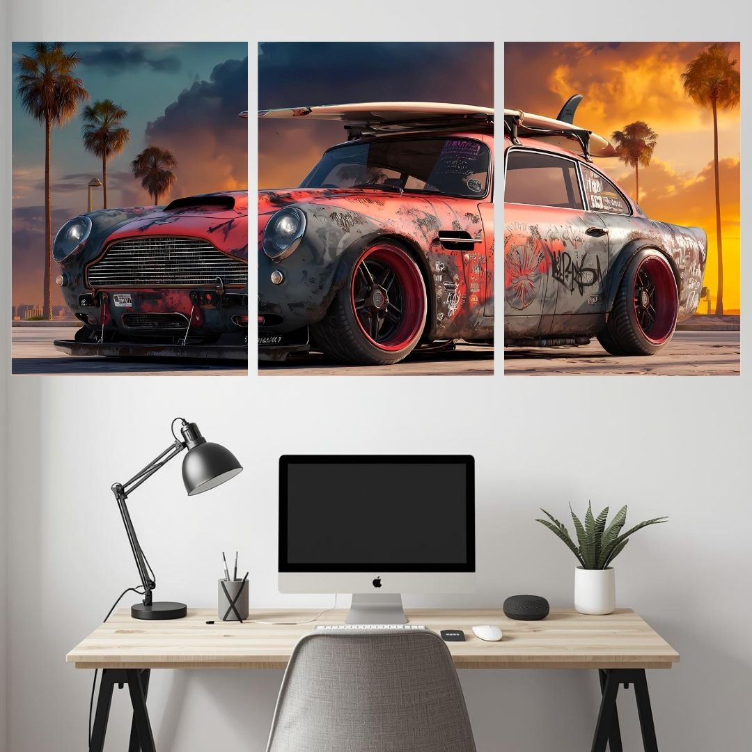 CAR SPLIT POSTER 029 - 3 PIECE SET