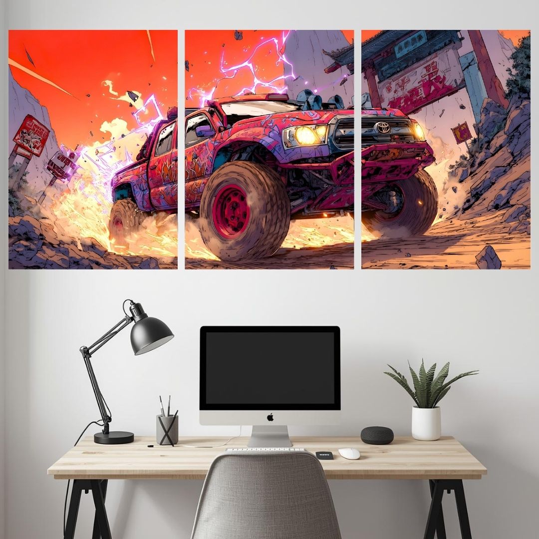 CAR SPLIT POSTER 032 - 3 PIECE SET