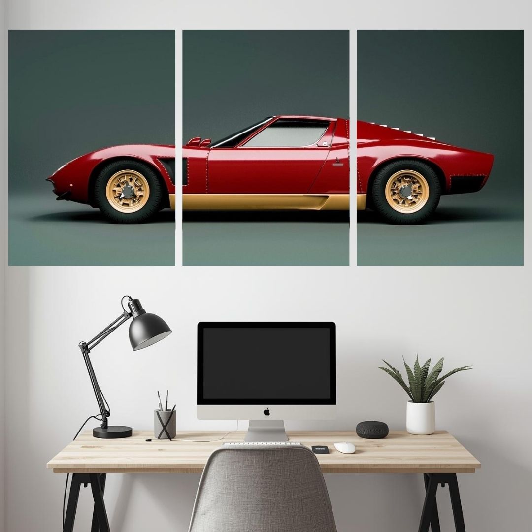 CAR SPLIT POSTER 034 - 3 PIECE SET