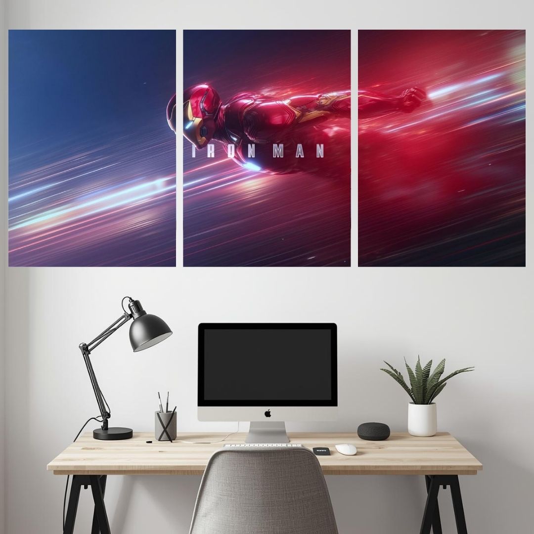 IRONMAN SPLIT POSTER 035 - 3 PIECE SET
