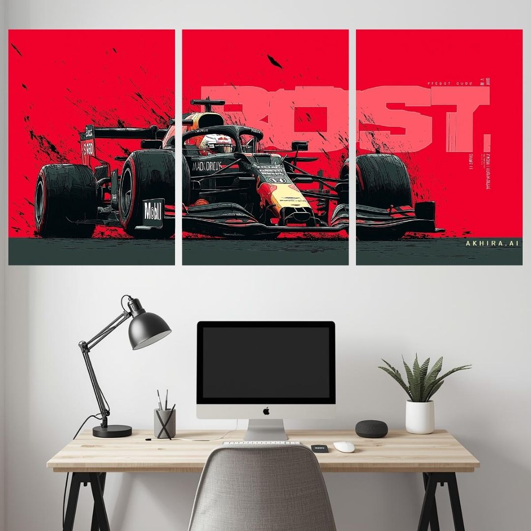 F1 SPLIT POSTER 038 - 3 PIECE SET