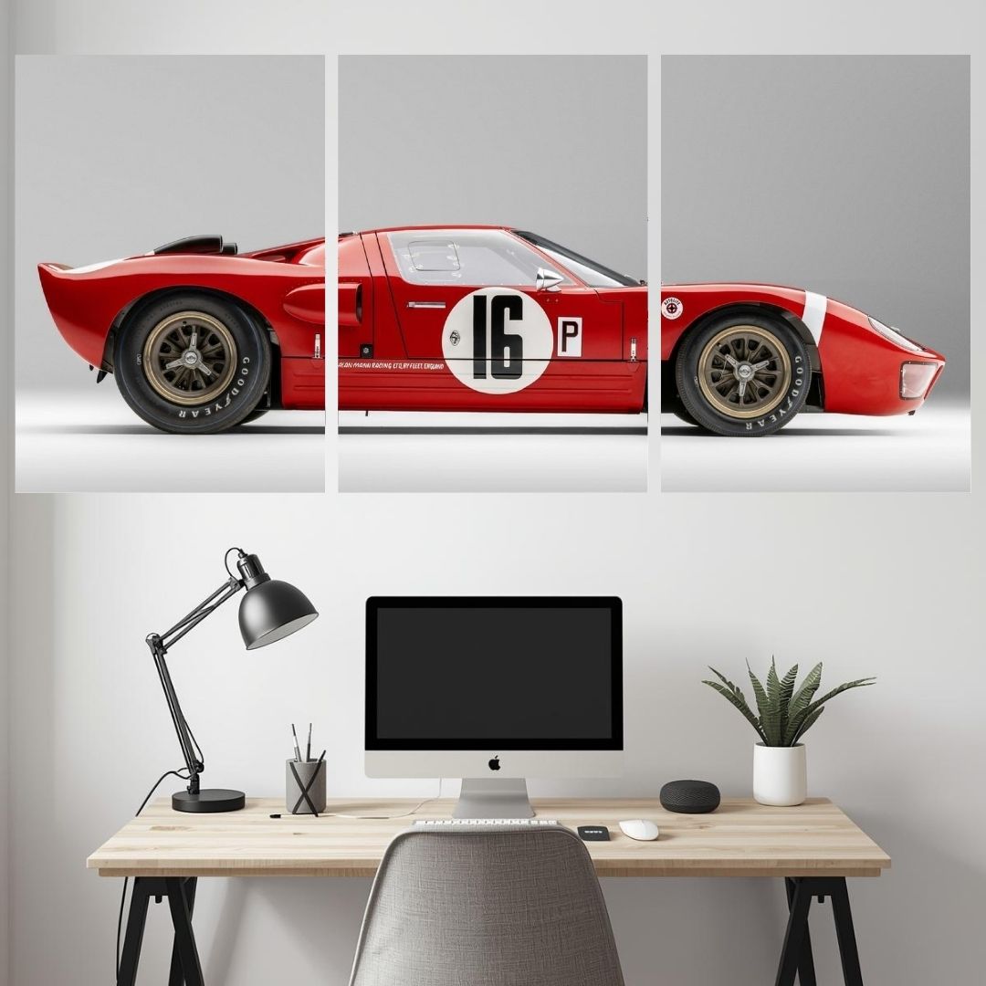 CAR SPLIT POSTER 007 - 3 PIECE SET