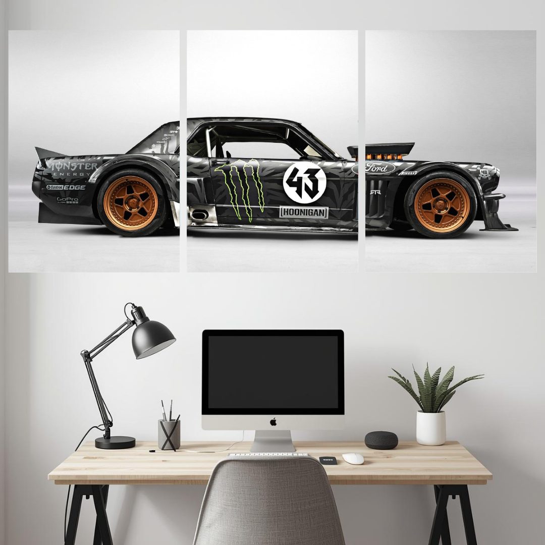 CAR SPLIT POSTER 009 - 3 PIECE SET